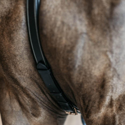 Collier de chasse 5 points avec élastiques D Collection Dy'on Noir