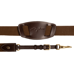 Collier de chasse élastique D Collection Dy'on Marron