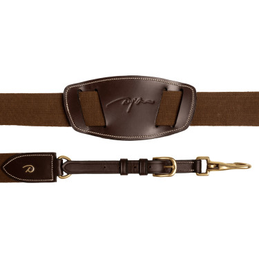 Collier de chasse élastique D Collection Dy'on Marron