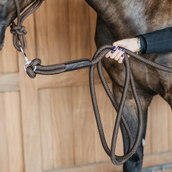 Dy'on trainingslijn met musketon Bruin