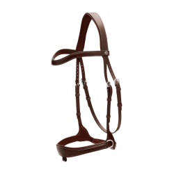 Bridon Working van Dy'on met bewegingsvrijheid Bruin Bridon Working van Dy'on met bewegingsvrijheid Bruin