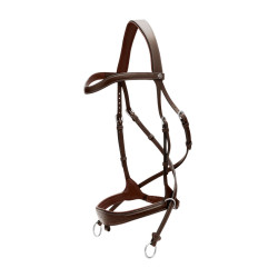 Bridon Working by Dy'on avec liberté de mouvement Marron