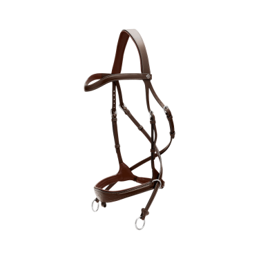 Bridon Working by Dy'on avec liberté de mouvement Marron