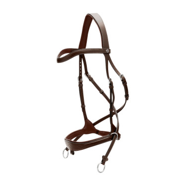 Bridon Working van Dy'on met bewegingsvrijheid Bruin Bridon Working van Dy'on met bewegingsvrijheid Bruin