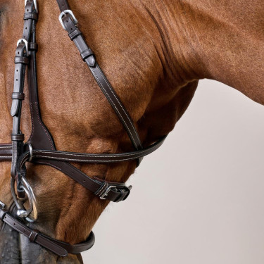 Bridon Working by Dy'on avec liberté de mouvement Marron