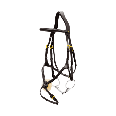 Gevlochten Mexicaanse Neusriem Hoofdstel D Collection Dy'on Zwart Gevlochten Mexicaanse Neusriem Hoofdstel D Collection Dy'on Zwart