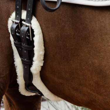 Sangle Courte Anatomique mouton Kentucky Noir