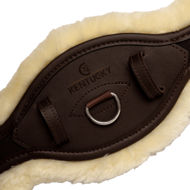 Sangle Courte Anatomique mouton Kentucky Marron