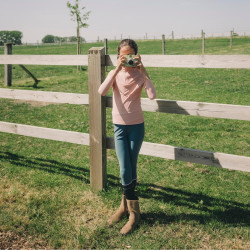 Pantalon Miami City Kentucky grip genoux fille Emeraude Vert Pantalon Miami City Kentucky grip genoux fille Emeraude Vert