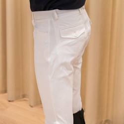Pantalon d'équitation Kentucky Mexico full grip homme Blanc