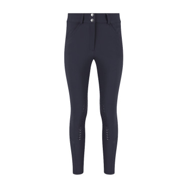Pantalon d'équitation Kentucky Miami full grip femme Marine Bleu marine