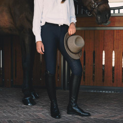 Pantalon d'équitation Kentucky Miami full grip femme Marine Bleu marine