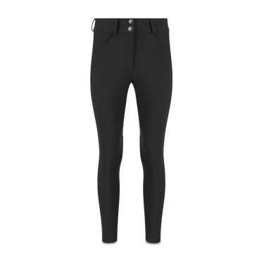 Pantalon d'équitation Kentucky Miami grip genoux femme Noir