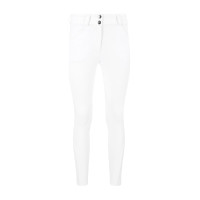 Pantalon d'équitation Kentucky Miami grip genoux femme Blanc