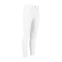Pantalon d'équitation Kentucky Miami grip genoux femme Blanc