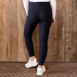 Pantalon d'équitation Kentucky Miami grip genoux femme Marine Bleu marine