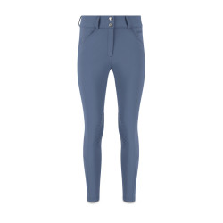 Pantalon d'équitation Kentucky Miami grip genoux femme Bleu océan