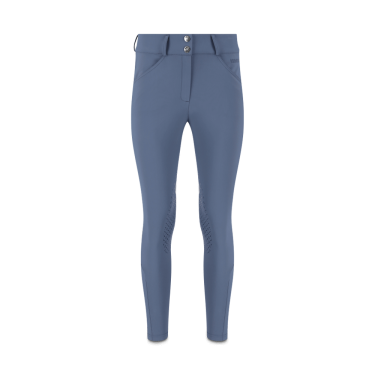 Pantalon d'équitation Kentucky Miami grip genoux femme Bleu océan