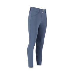 Pantalon d'équitation Kentucky Miami grip genoux femme Bleu océan