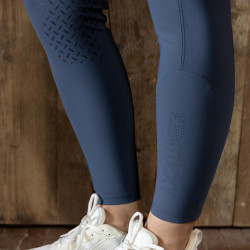 Pantalon d'équitation Kentucky Miami grip genoux femme Bleu océan