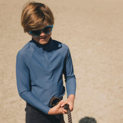 Kentucky Barcelona trainingsshirt met lange mouwen voor jongens Marine Marineblauw