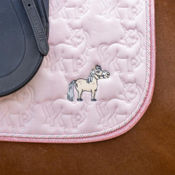 Tapis de selle Kentucky Licorne Pailleté Rose pâle