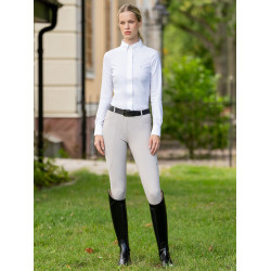 Dameslangarmshirt Equestrian Stockholm Performance Wit Dameslangarmshirt Equestrian Stockholm Performance Wit