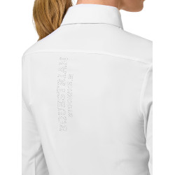 Chemise manches longues Equestrian Stockholm Performance femme Blanc