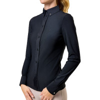 Chemise manches longues Equestrian Stockholm Performance femme Noir