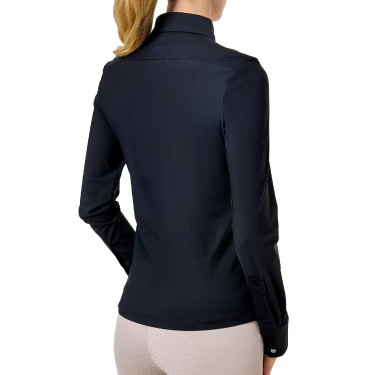 Dameslangarmshirt Equestrian Stockholm Performance Zwart Dameslangarmshirt Equestrian Stockholm Performance Zwart