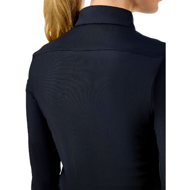 Chemise manches longues Equestrian Stockholm Performance femme Noir Chemise manches longues Equestrian Stockholm Performance femme Noir