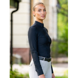 Chemise manches longues Equestrian Stockholm Performance femme Noir Chemise manches longues Equestrian Stockholm Performance femme Noir