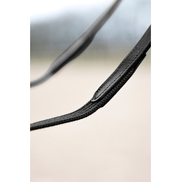 Rênes sangle Horze Slender Noir Rênes sangle Horze Slender Noir