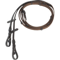 Rênes sangle Horze Slender Marron