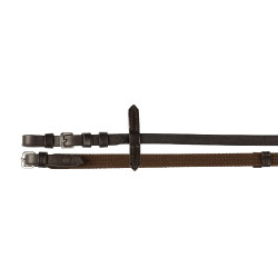 Rênes sangle Horze Slender Marron