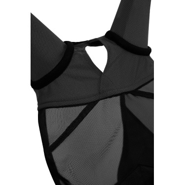 Masque anti-mouches rafraîchissant Horze Limited Edition Gris foncé Masque anti-mouches rafraîchissant Horze Limited Edition Gris foncé