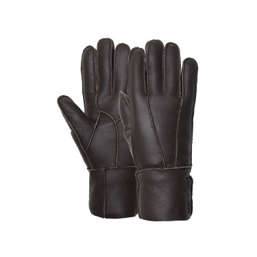 Gants en peau de mouton Lana Supreme Horze Marron foncé