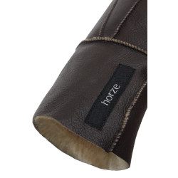 Gants en peau de mouton Lana Supreme Horze Marron foncé