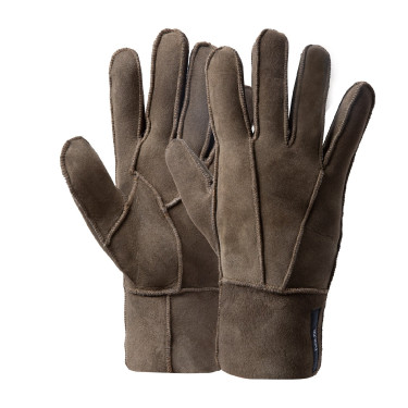 Gants en peau de mouton Lana Supreme Horze Marron foncé