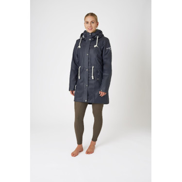 Imperméable en PU Emma femme B Vertigo Bleu marine foncé