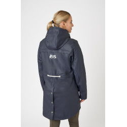 PU regenjas Emma dames B Vertigo Donker marineblauw