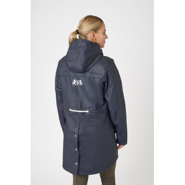 PU regenjas Emma dames B Vertigo Donker marineblauw