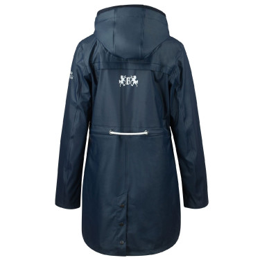 PU regenjas Emma dames B Vertigo Donker marineblauw