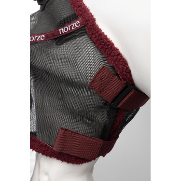 Vliegwerend masker Horze met bogen Windsor wijn Bordeaux Vliegwerend masker Horze met bogen Windsor wijn Bordeaux
