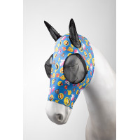 Masque anti-mouches Horze élastique à enfiler Jaune banane