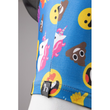 Elastisch vliegenmasker Horze om aan te trekken Emoji Motieven