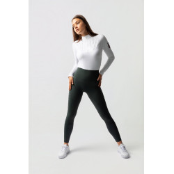 Thermische legging B Vertigo naadloos met volledige grip Leonora Groene scarabee