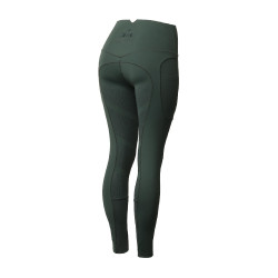 Thermische legging B Vertigo naadloos met volledige grip Leonora Groene scarabee