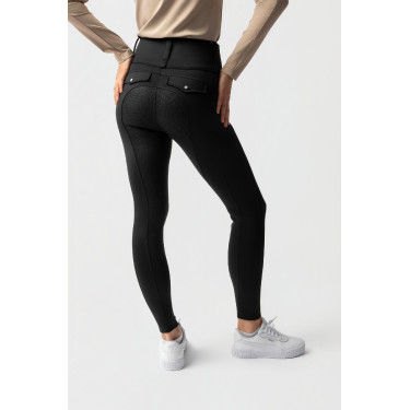 Legging thermique hybride Horze Anya full grip Noir