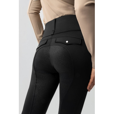 Legging thermique hybride Horze Anya full grip Noir
